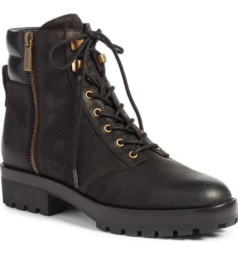 michael kors rosario biker boots|Michael Kors Women's Rosario Ankle Combat Moto Boots Shoes .